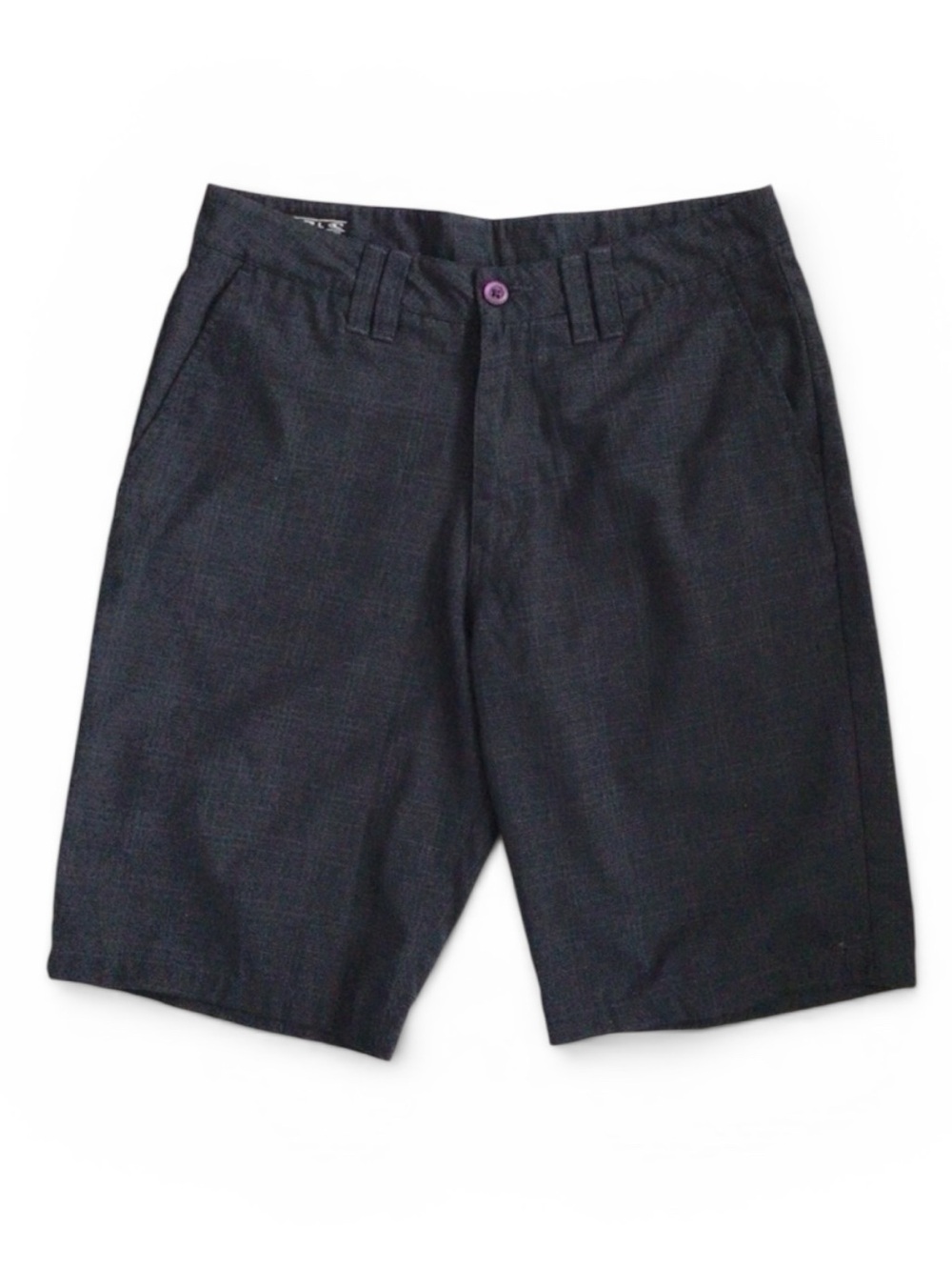 O’Neill Delta Plaid Relaxed Fit Shorts Men’s Size 32 Dark Navy Plaid Chino